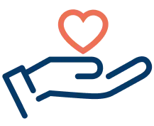 mano con un corazon